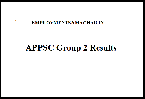 APPSC Group 2 Results